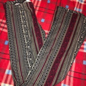 Bell bottom stretchy pants